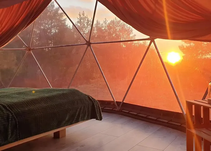 Luksusowy namiot Glamping Podniebny