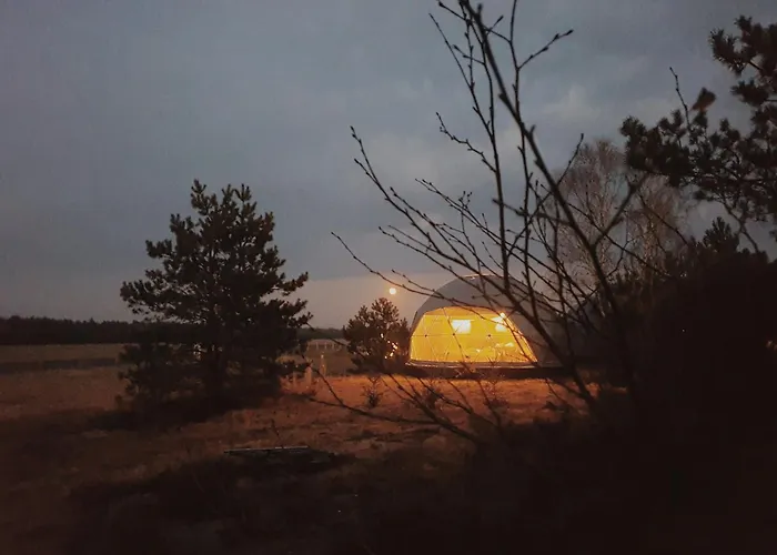 Glamping Podniebny Luksusowy namiot Borsk